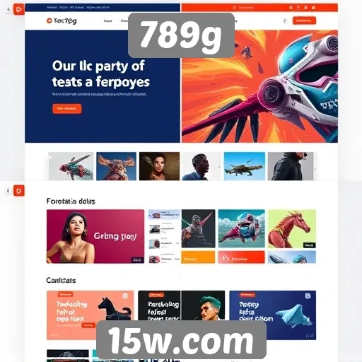 Evolução do design do site 789g ao longo dos anos